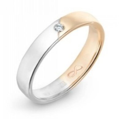 Обручальное кольцо R01-WED-00016-М12686 - Ювелирный бренд Московский ювелирный завод