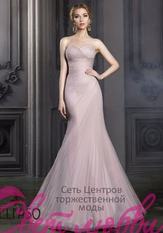 Вечернее платье С56120. Силуэт Русалка (Рыбка), длинное без шлейфа.