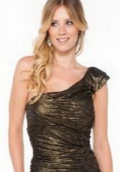 Вечернее платье Н56167. С прямой юбкой, короткое без шлейфа.