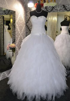 Свадебное платье К56321. С пышной юбкой, длинное без шлейфа.