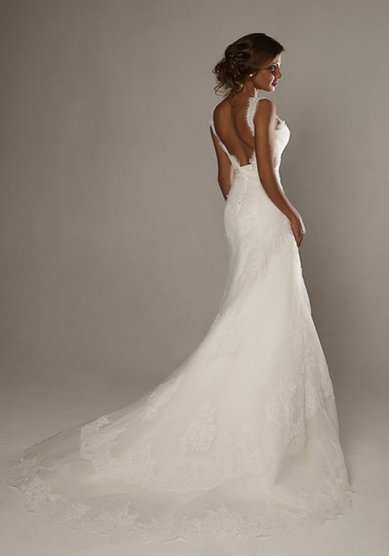 Свадебное платье Катарина шлейф-A64413 - Свадебный салон Amore MiO