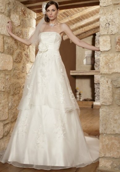 Свадебное платье M55922 - Свадебный салон Malinelli