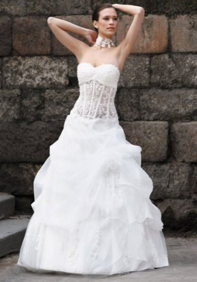 Свадебное платье M55940 - Свадебный салон Malinelli