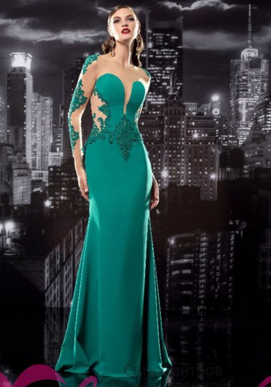 Вечернее платье С56112 - Свадебный салон СВЕТ ЛЮБВИ